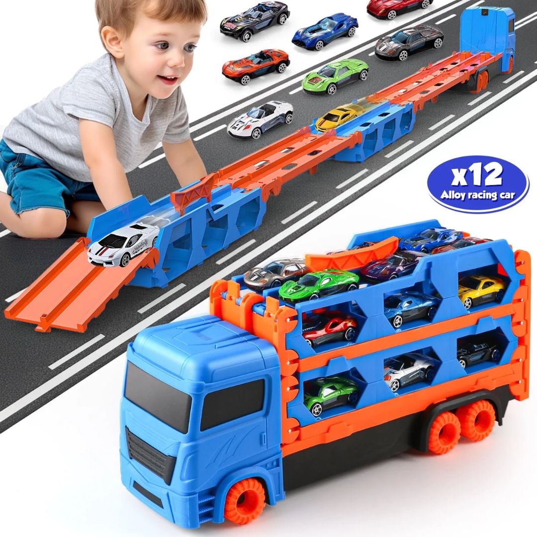 Large Deformation Truck with Car Launcher