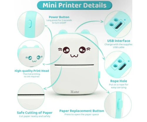 Portable Wireless Bluetooth Mini Printer™ (Get 70% off Today !)