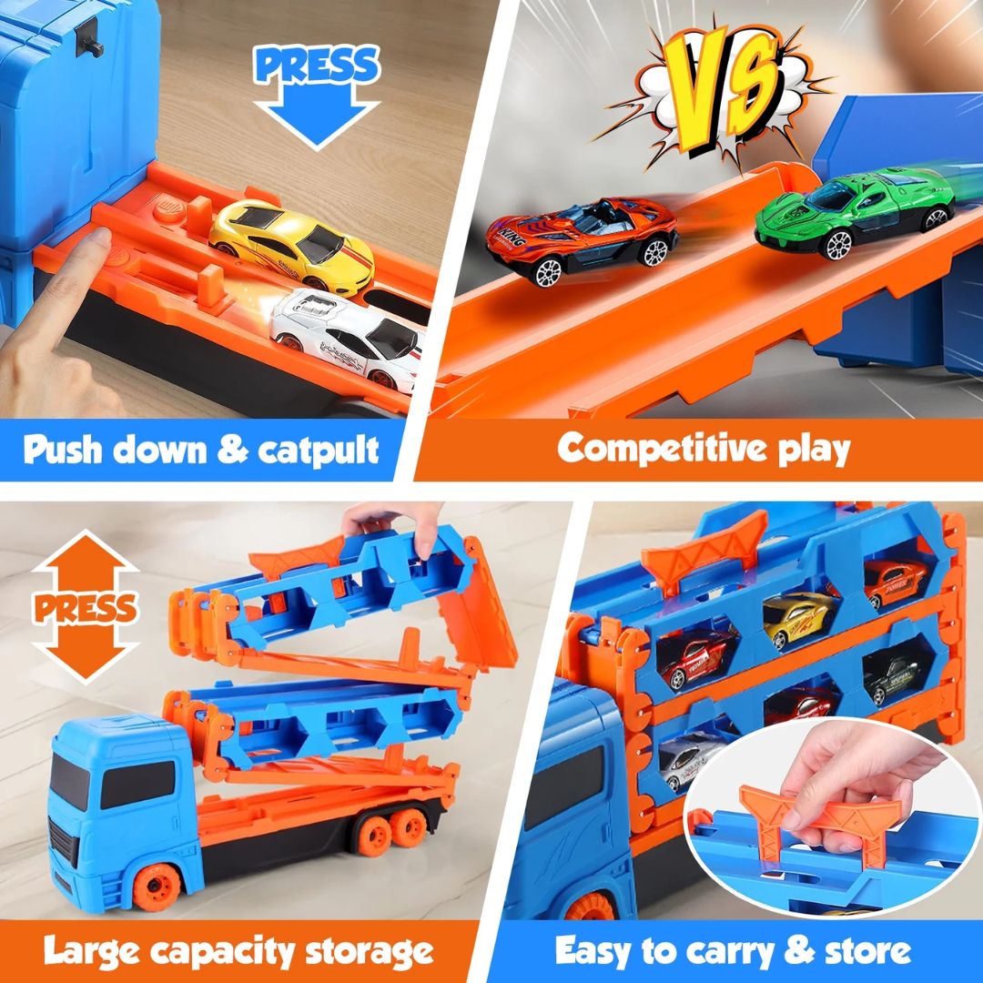 Large Deformation Truck with Car Launcher