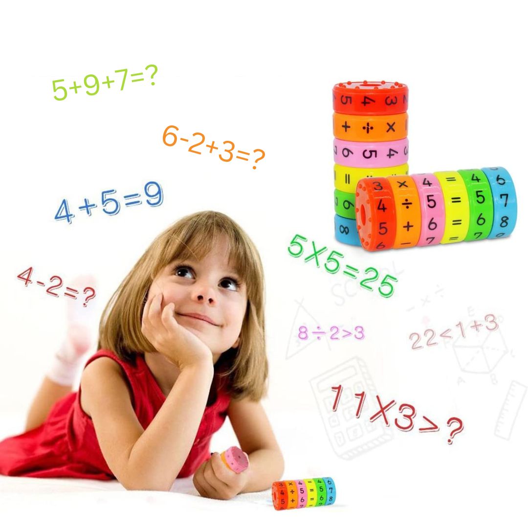 Colorful Magnetic Math Toy