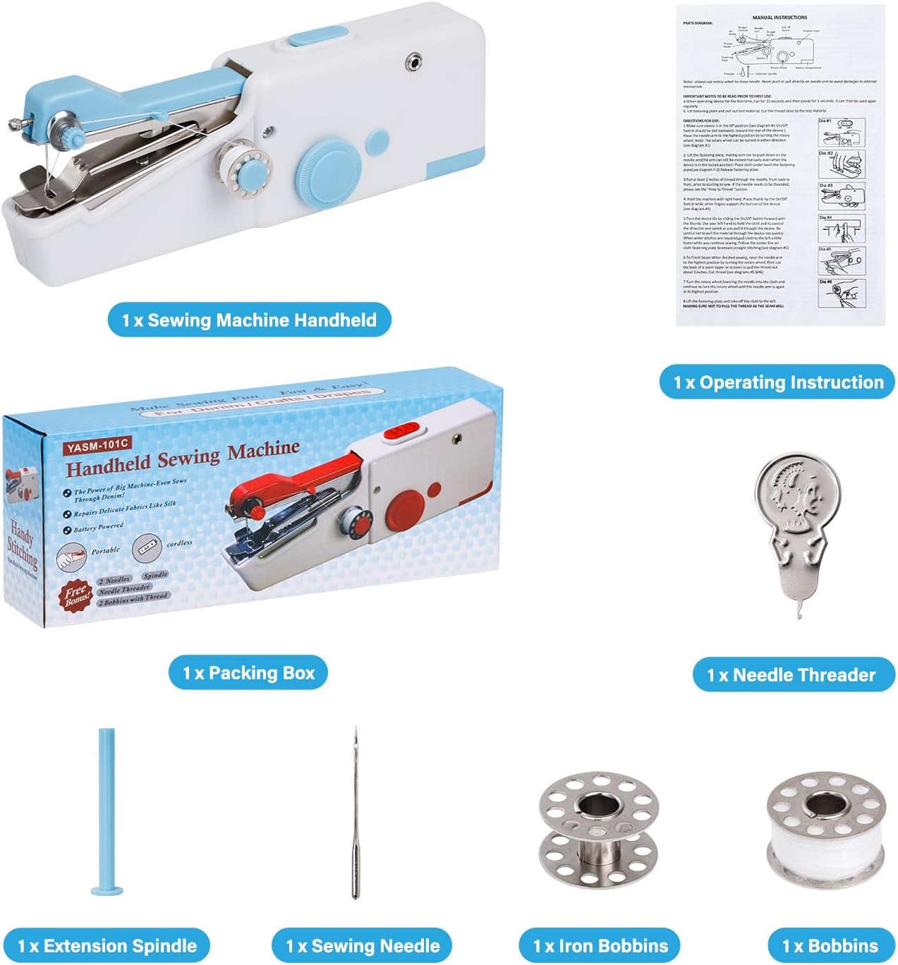 Threadsy™ Mini Sewing Machine
