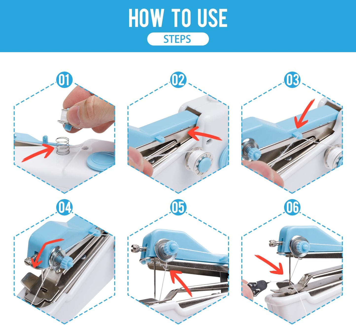 Threadsy™ Mini Sewing Machine