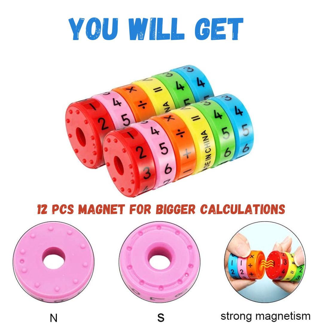 Colorful Magnetic Math Toy