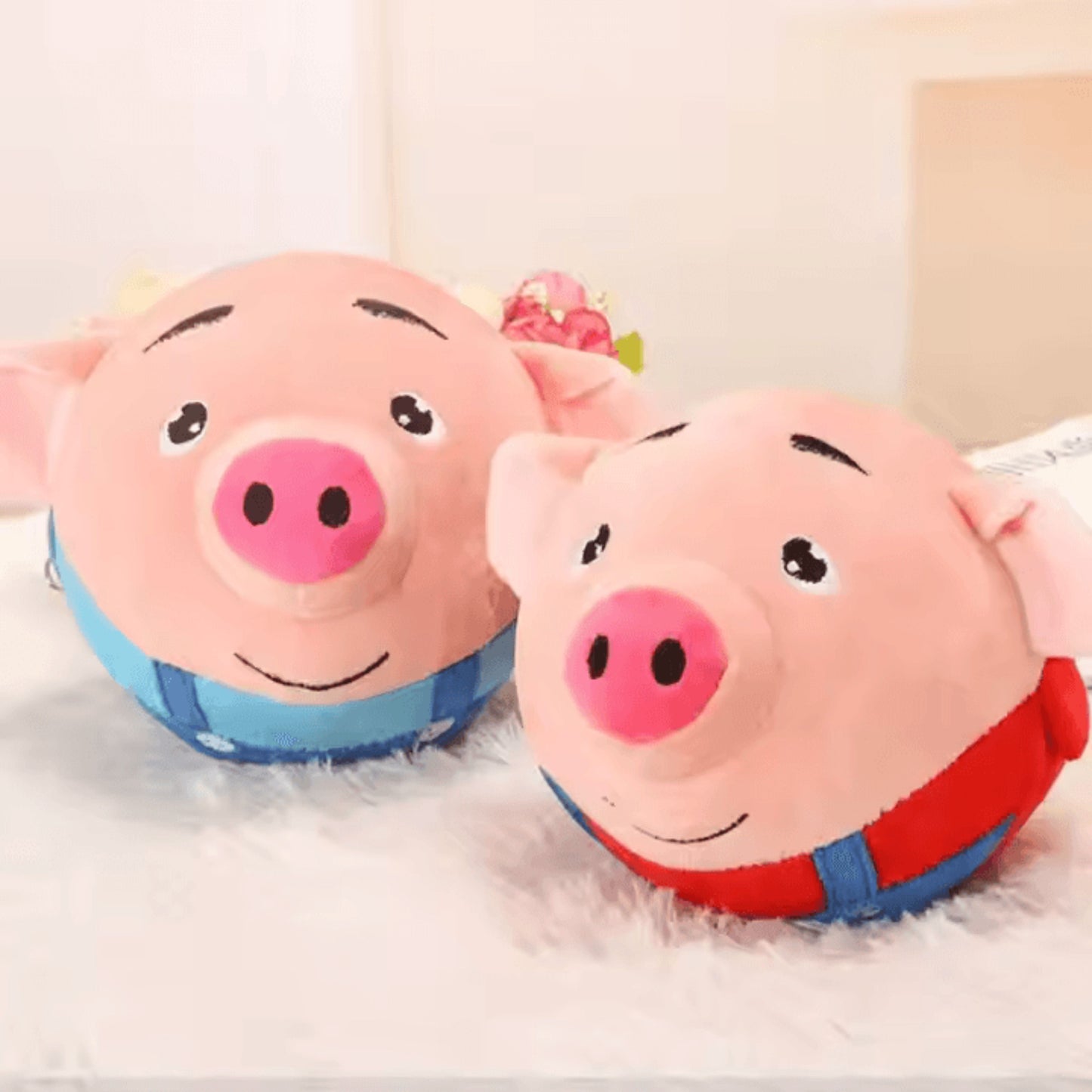 2 in 1 combo offer: Cute Delivery Boy and Pig Toy