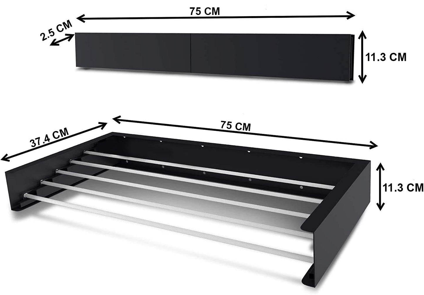 Space saving cloth hanger